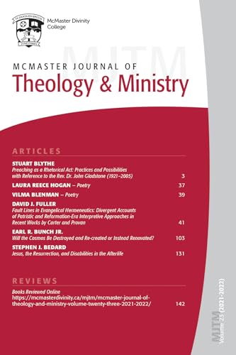 L - McMaster Journal of Theology and Ministry: Volume 23, 2021-2022 -