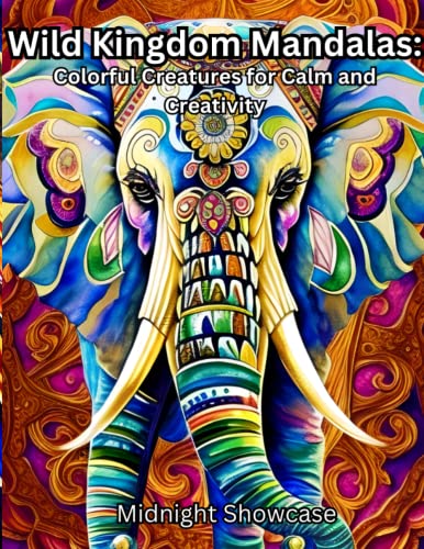Showcas - Wild Kingdom Mandalas Colorful creatures for calm and Creat