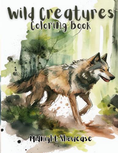 Showcas - Wild Creatures Coloring Book - New paperback or softback