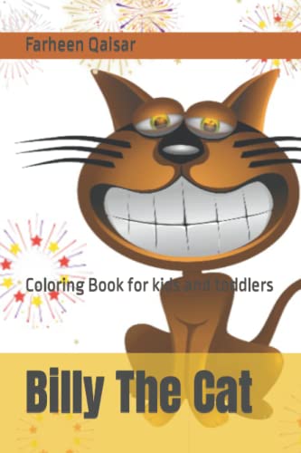 Qaisar - Billy The Cat Coloring Book for kids and toddlers - New pape