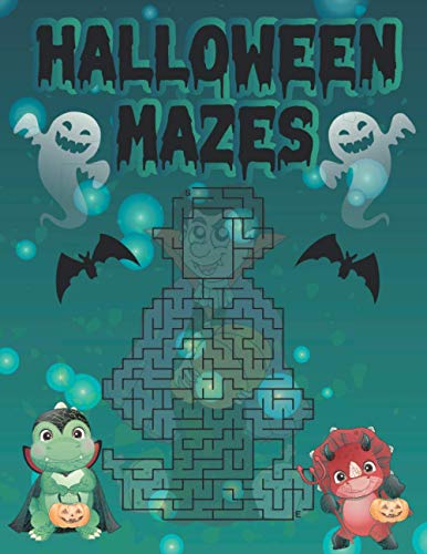 Study Press - Halloween Mazes Unique Simple Fun & Scary Activity Maze