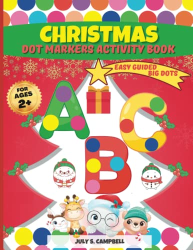 Campbell - Dot Markers Activity Book Christmas. Easy Guided BIG DOTS
