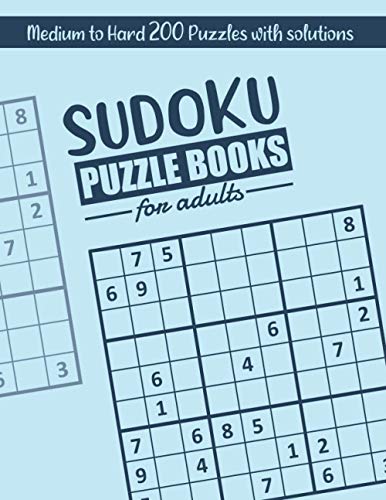 Publishing - Sudoku Sudoku Puzzle books for adults Medium to Hard su