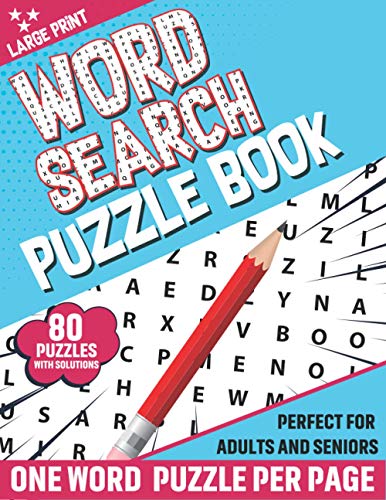 Publication - Word Search Puzzle Book 80 Large Print Word Search Puzz