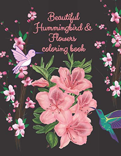 EdditionS - beautiful hummingbird & flowers coloring book hummingbird
