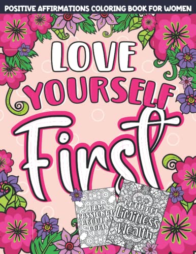 Petal - Positive Affirmations Coloring Book for Women Love Yourself F