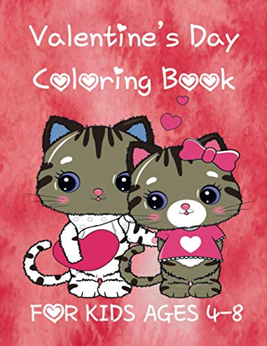 Wheeler - Valentine's Day Coloring Book for Kids Ages 4-8 Kindergarte