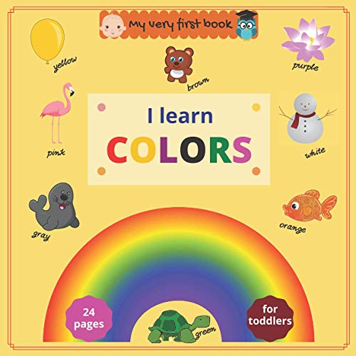 Abroz - My very first book I Learn Colors Fun full color book to hel