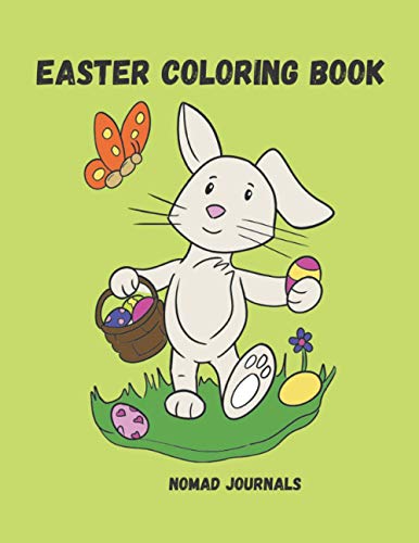 Journals - Easter Coloring Book Bunnies, Chicks, and Easter Eggs - Ne