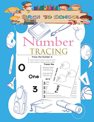 dition - Number Tracing Book Back to school , for Preschoolers and Ki