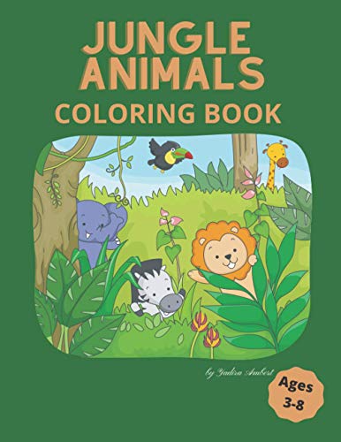 Ambert - Jungle Animals Coloring Book For Kids Aged 3-8 - New paperba