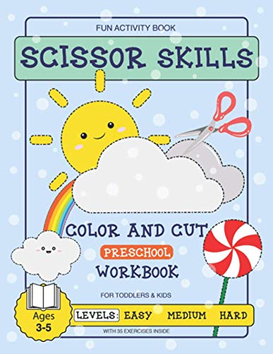 im - Scissor Skills Preschool Fun Activity Workbook for Toddlers and K