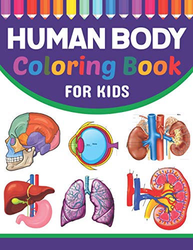 Publication - Human Body Coloring Book For Kids Collection of Simple