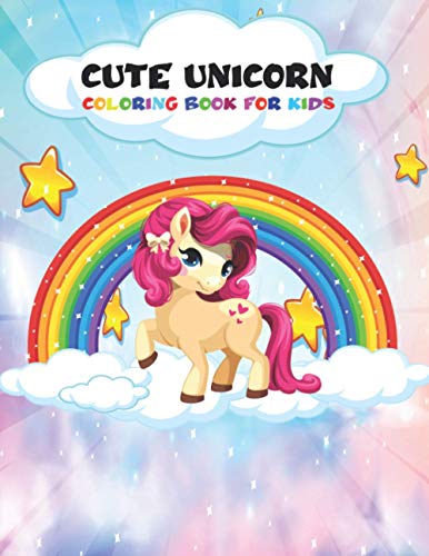 Publishing - Cute Unicorn Coloring Book For Kids 50 Magical Adorable