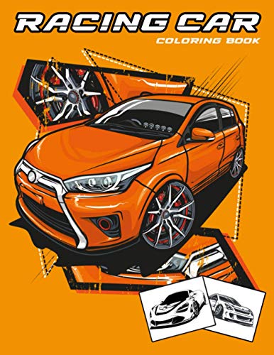 Marshall - Racing Car Coloring Book Colouring Books for Kids Ages 4-8
