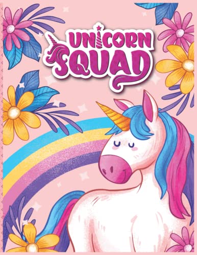Design - Unicorn Squad Coloring Book For Kids Age- 4-9 Kids Coloring