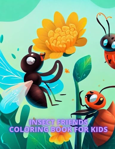 QG - INSECT FRIENDS COLORING BOOK for kids - New paperback or softback