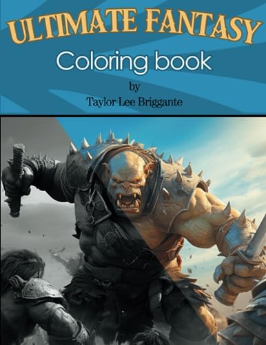Briggant - Ultimate Fantasy Coloring Book Old School Fantasy Coloring