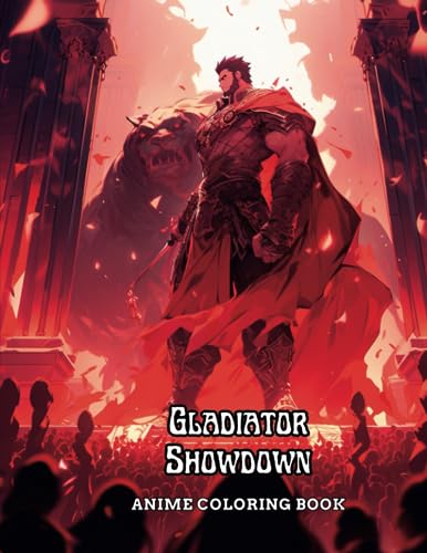 Whit - Gladiator Showdown Anime Coloring Book - New paperback or soft