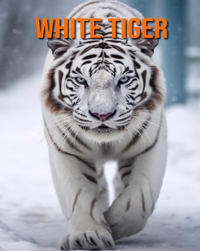 Hession - White Tiger Amazing Photos and Fun Facts Book for kids - N