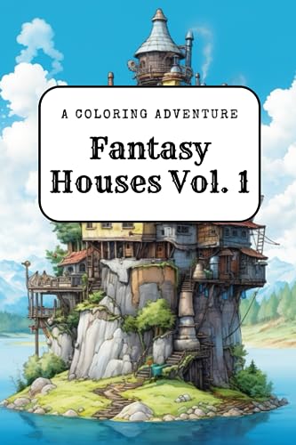 Studios - Fantasy Houses Vol. 1 A Coloring Adventure - New paperback