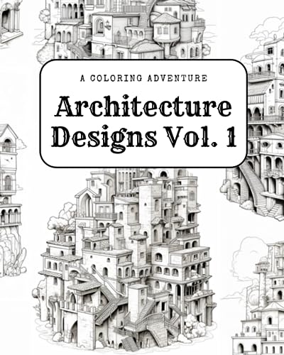 Studios - Architecture Designs Vol. 1 A Coloring Adventure - New pape
