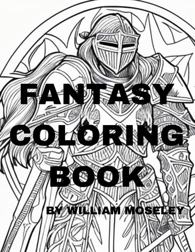 Moseley - FANTASY COLORING BOOK - New paperback or softback