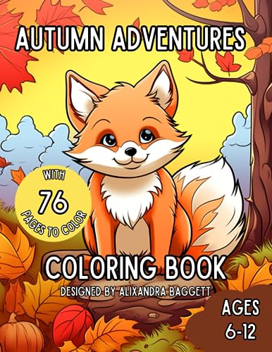 Baggett - Autumn Adventures Coloring Book: Playful Fall coloring for K