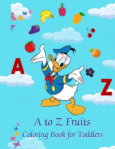 Menda - A to Z Fruits Coloring Book for Toddlers - New paperback or so