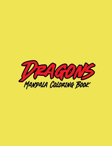 Gallagher - DRAGONS Mandala Coloring Book - New paperback or softback
