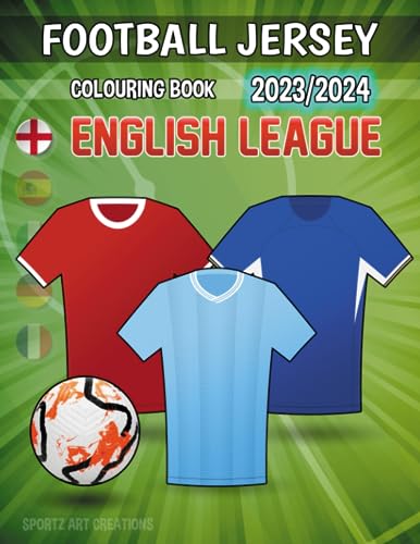 Art Creations - Football Jersey (English League) Coloring Book - New p