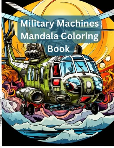 Wels - Military Machines Mandala Coloring Book - New paperback or sof