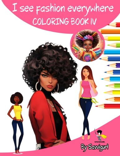 Logan - I see fashion everywhere- Coloring Book IV - New paperback or