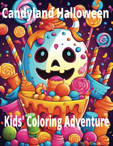 Felder - Candyland Halloween Kids' Coloring Adventure Colorful Hallo