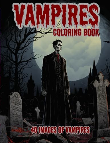 Meppelink - Vampires Coloring Book 40 images of vampires that lurk in