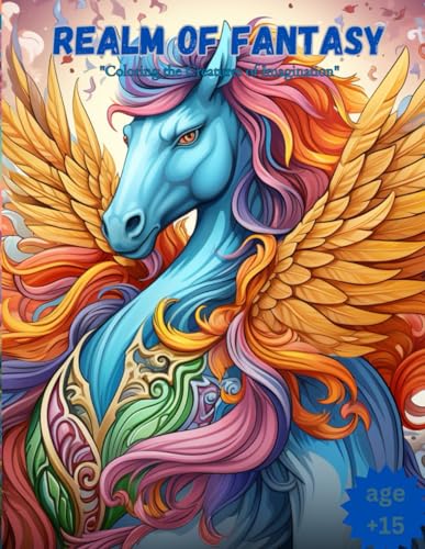 EMORI - Realm of Fantasy "Coloring the Creatures of Imagination" - New