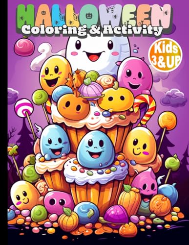 Publishing Company - Halloween Coloring and Activity Book , For kids 3