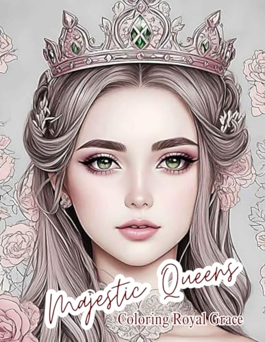 S - Majetic Queen Coloring Royal Grace - New paperback or softback