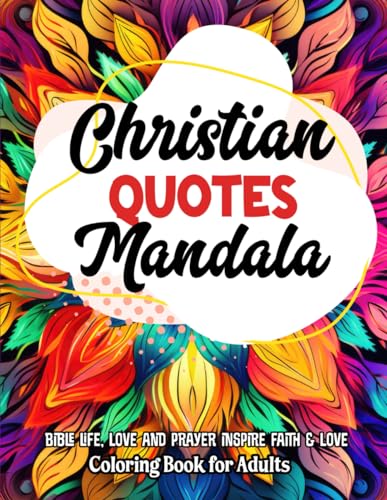 Paulpress - Christian Inspiration Mandalas Coloring Journey Large Pr