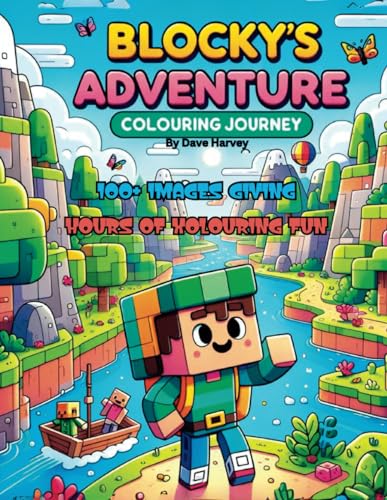 Harvey - Blocky's Adventure: Colouring Journey - New paperback or soft