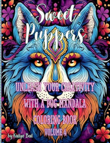 Bail - Sweet Puppers Mandala Coloring Book Volume 4 - New paperback or