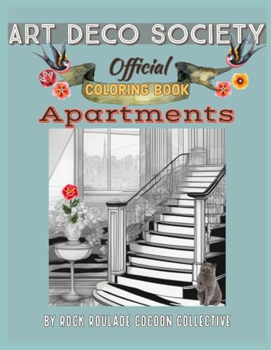 Mahoney - Art Deco Society Official : Coloring Book - New paperback or