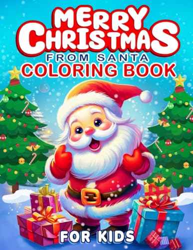 ann - Merry Christmas From Santa: Coloring Book For Kids - New paperba