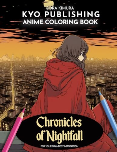 Kimura - Anime Coloring book Chronicles of Nightfall Art Meets Darkne