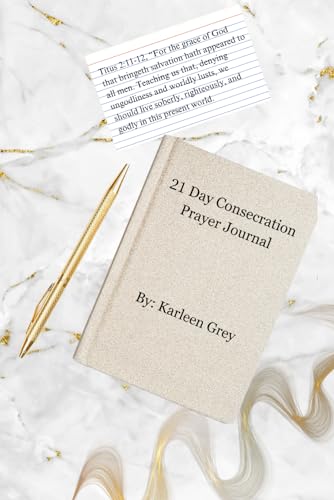 Grey - 21 Day Consecration Prayer Journal - New paperback or softback