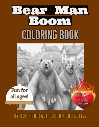 Mahoney - Bear Man Boom: coloring book - New paperback or softback