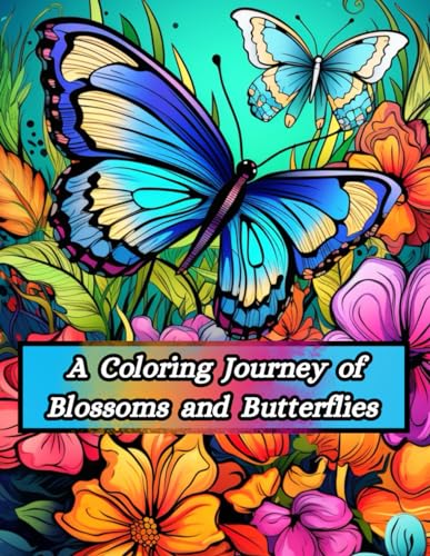 reddy - A Coloring Journey of Blossoms and Butterflies: let your stres