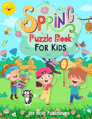Publishing - Spring Puzzle Book For Kids: Engaging Activities for Youn
