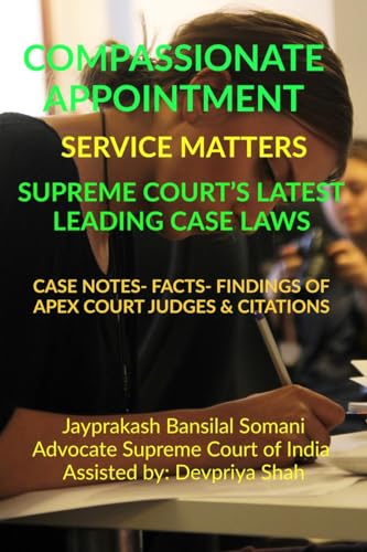 Somani - COMPASSIONATE APPOINTMENT- SERVICE MATTERS- SUPREME COURT'S L