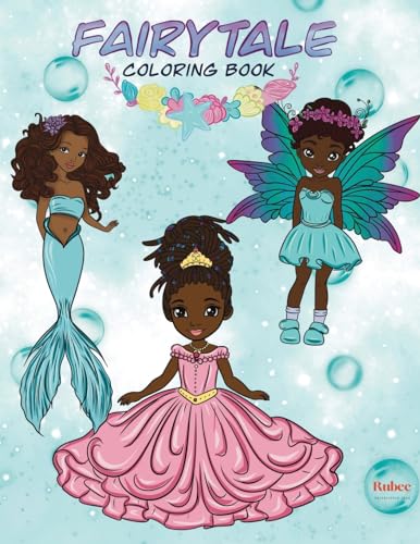 Georg - Fairytale Coloring Book Enchanted Black Princesses, Mermaids